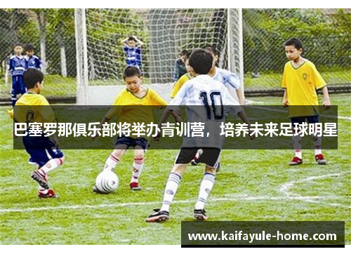 巴塞罗那俱乐部将举办青训营，培养未来足球明星